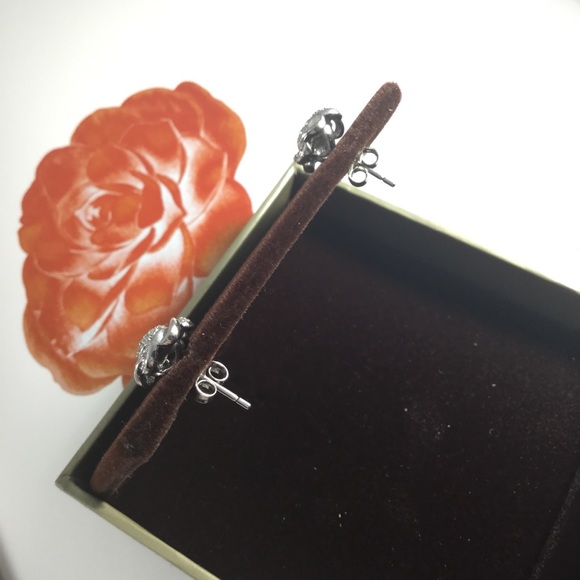 Sterling silver earrings - Picture 4 of 6